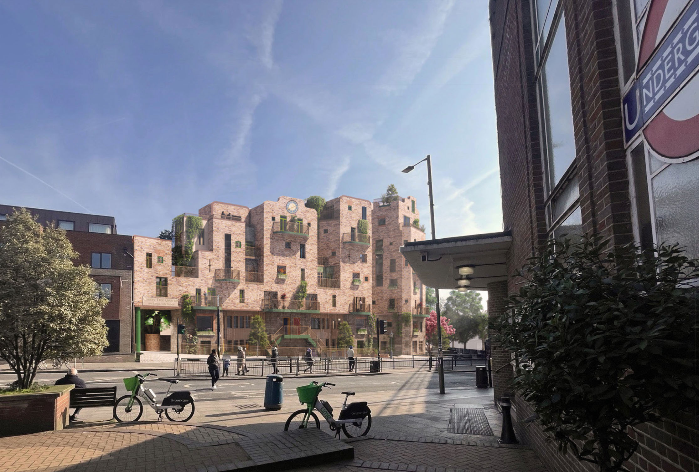 Artist impression of the proposed development